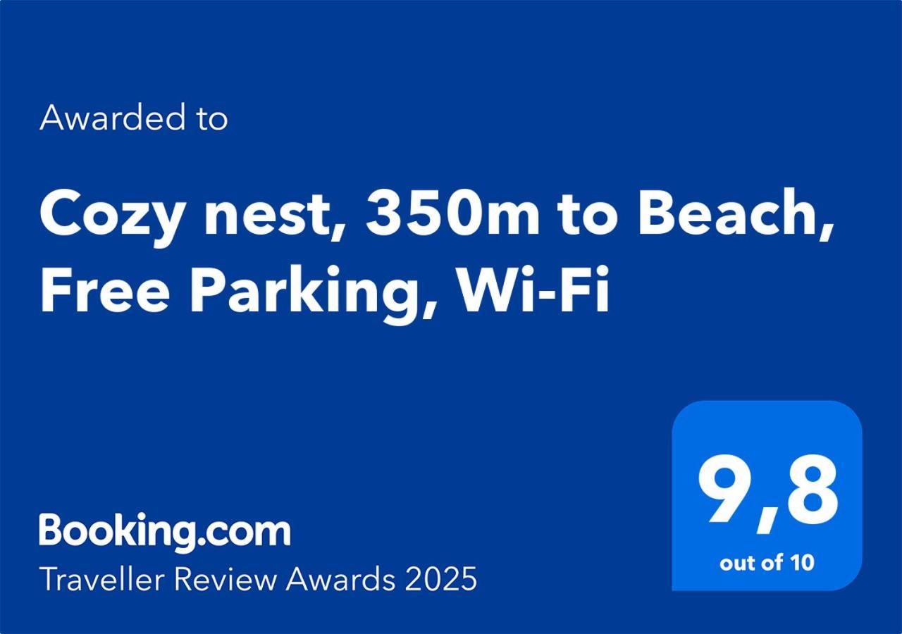 Cozy Nest, 350M To Beach, Free Parking, Wi-Fi Kotor Ngoại thất bức ảnh